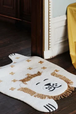 Barnmattor|Barnmattor|Jotex SLEEPING LION Bomullsmatta 90x150 Cm Beige