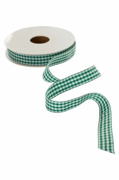 Presentpapper & Snöre|Jotex SMALL CHECK Band Mörkgrön