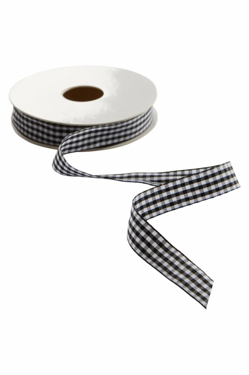 Presentpapper & Snöre|Jotex SMALL CHECK Band Svart