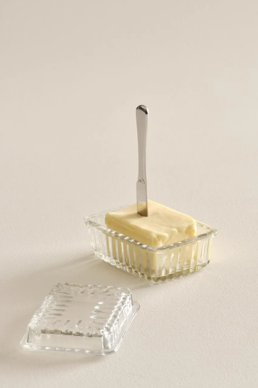 Kökstillbehör|Jotex SMOOTH Smörask Clear Glass