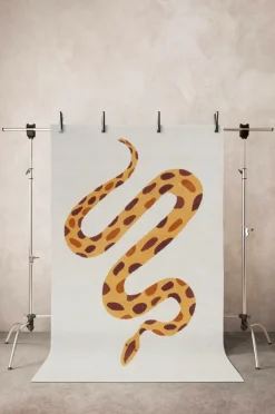 Barnmattor|Barnmattor|Jotex SNAKE Bomullsmatta 130x190 Cm - Ekologisk Grå/brun
