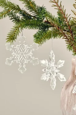 Juldekoration|Jotex SNOWFLAKE Juldekoration 4-pack Transparent