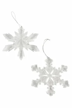 Juldekoration|Jotex SNOWFLAKE Juldekoration 4-pack Transparent