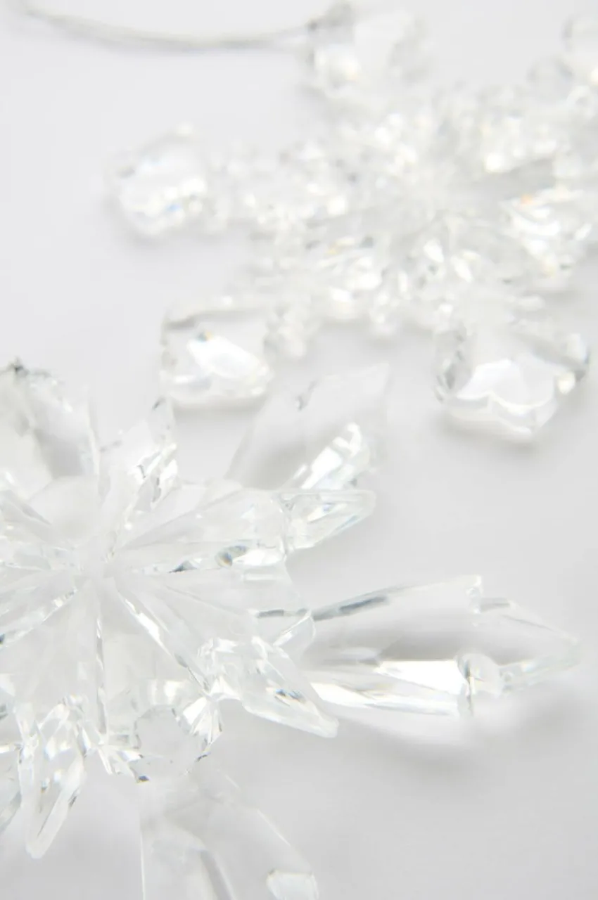 Juldekoration|Jotex SNOWFLAKE Juldekoration 4-pack Transparent