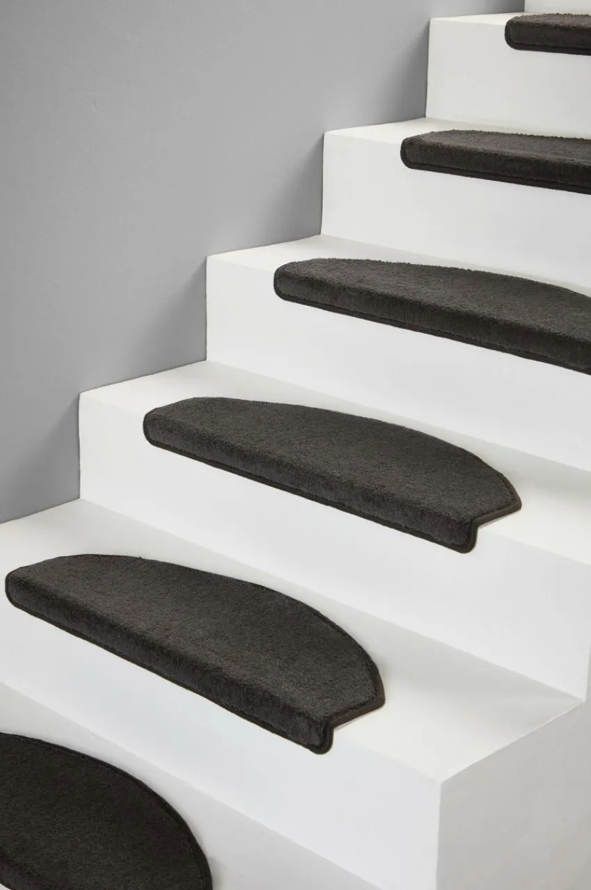 Återvunna Mattor|Trappstegsmattor|Jotex SOFT Trappstegsmatta 2-pack Svart