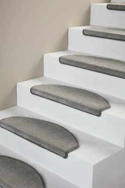 Återvunna Mattor|Trappstegsmattor|Jotex SOFT Trappstegsmatta 10-pack Stålgrå