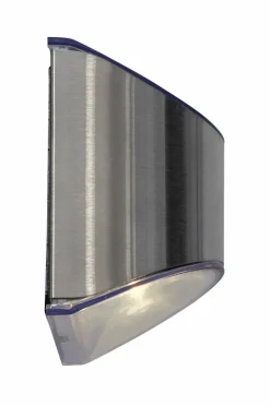 Utebelysning|Utebelysning|Jotex Solcells Vägglykta Wally 2 P Silver