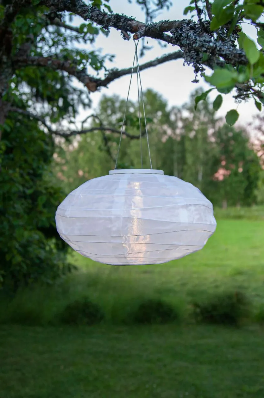 Utebelysning|Utebelysning|Jotex Solcellsdekoration Festival 19 Cm Vit