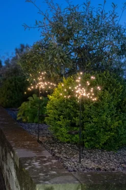 Utebelysning|Utebelysning|Jotex Solcellsdekoration Firework. Svart