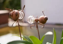 Utebelysning|Utebelysning|Jotex Solcellsdekoration Oxida Bug 2-p Brun