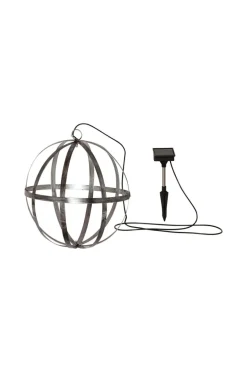 Utebelysning|Utebelysning|Jotex Solcellsglob Astri 30 Cm Silver