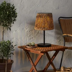 Utebelysning|Utebelysning|Jotex Solcellslampa Cesta 48 Cm Brun