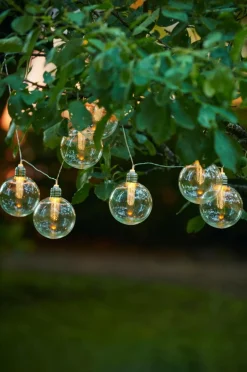 Utebelysning|Utebelysning|Jotex SOLCELLSLJUSSLINGA CHANIA Transparent
