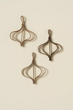 Juldekoration|Jotex SOLVEIG Julgransprydnad 3-pack Beige