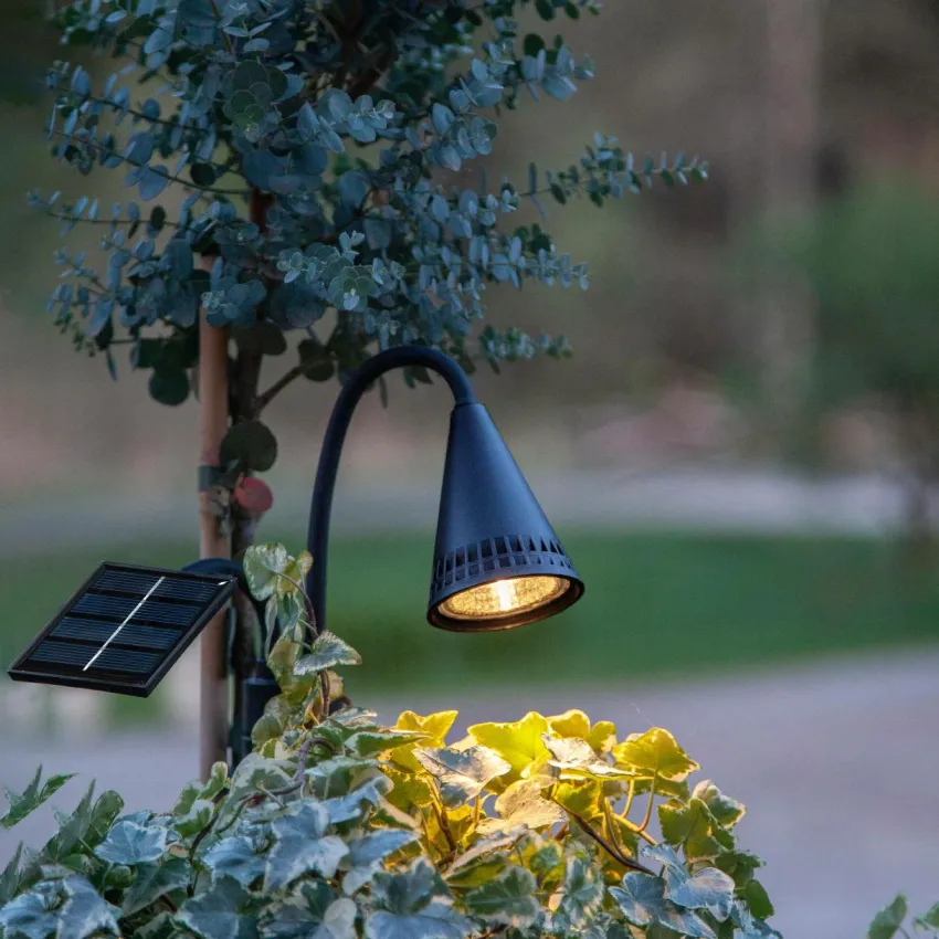 Utebelysning|Utebelysning|Jotex Spotlight Solcellsbelysning Svart