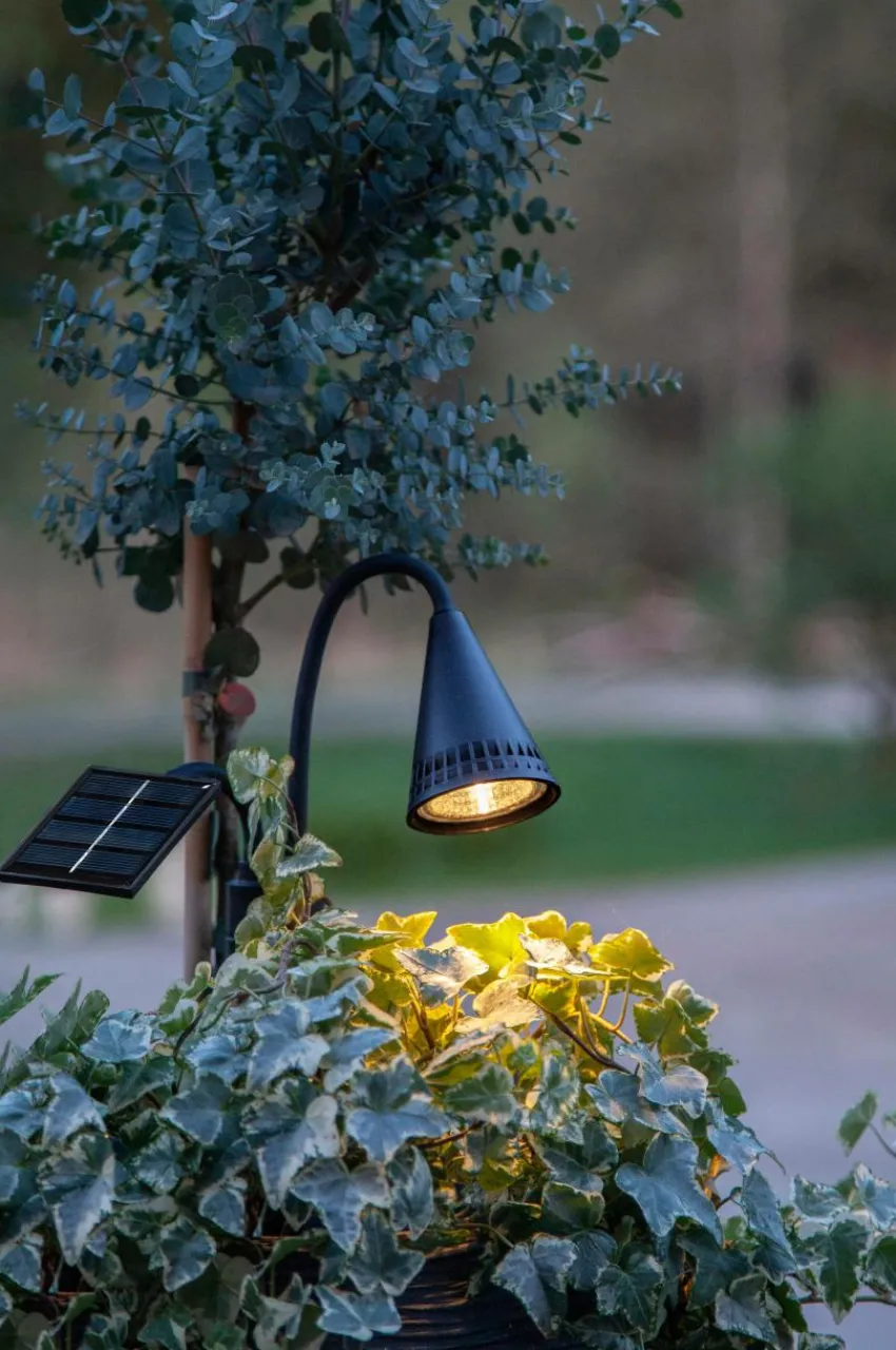 Utebelysning|Utebelysning|Jotex Spotlight Solcellsbelysning Svart