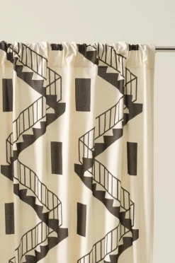 Multifunktionsgardiner|Jotex STAIRS funktionsgardin 2-pack Multi