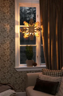 Julbelysning|Jotex STAR Julstjärna ø 50 Cm Brun