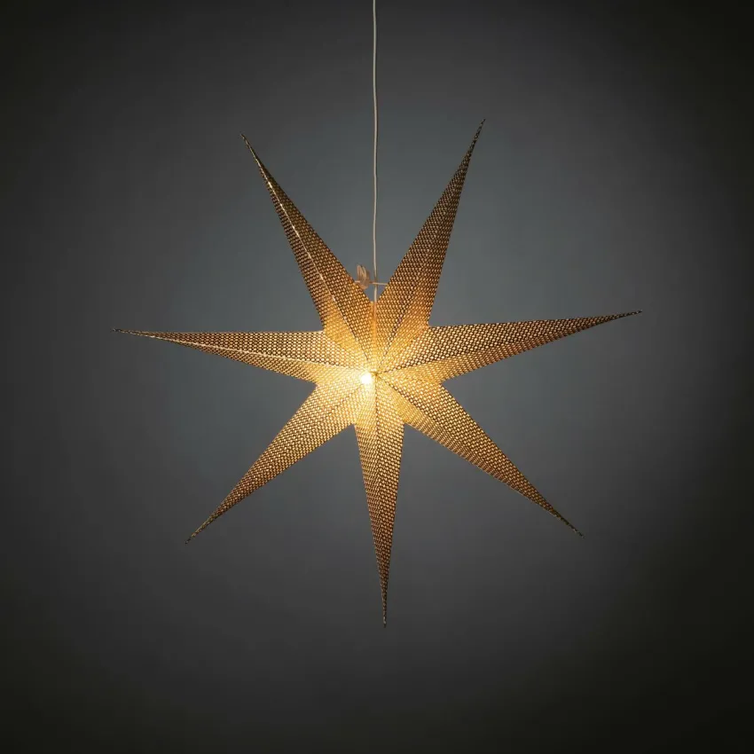 Julbelysning|Jotex STAR Julstjärna ø 78 Cm Mässing