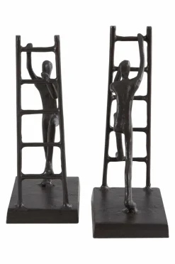 Prydnadssaker|Jotex STEP UP Bokstöd 2-pack Svart/brons