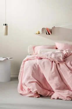 Barnsängkläder|Jotex STICH Påslakanset Enkelsäng Bubbelgumsrosa