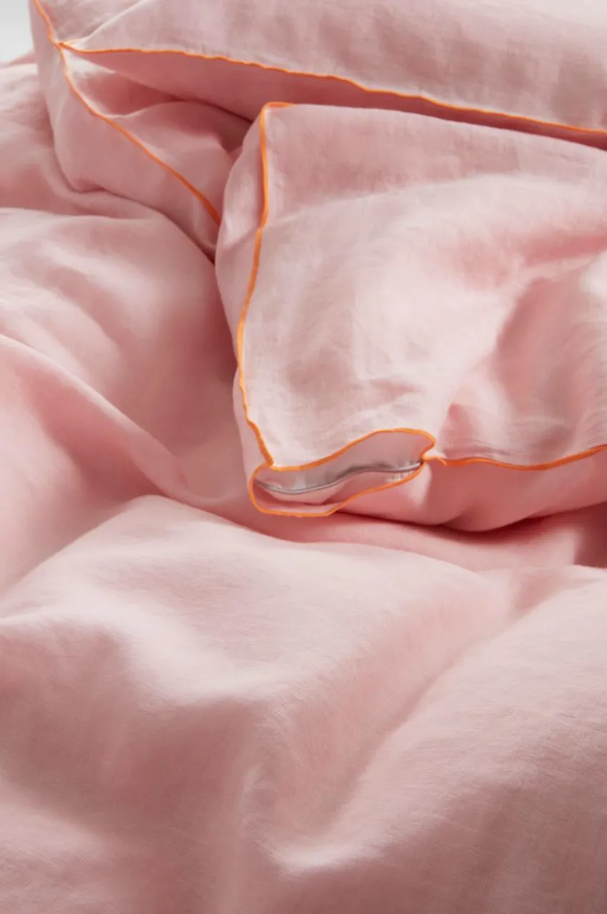 Barnsängkläder|Jotex STICH Påslakanset Enkelsäng Bubbelgumsrosa