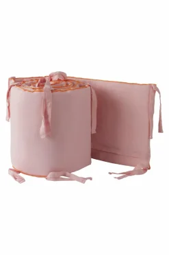Barnsängkläder|Jotex STICH Spjälsängsskydd Bubbelgumsrosa