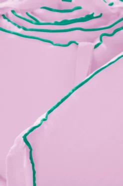Barnsängkläder|Jotex STICH Spjälsängsskydd Orkidélila