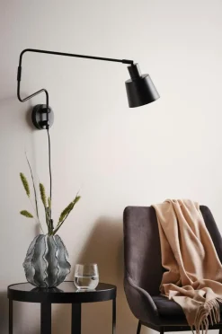Vägglampor|Jotex STIG Vägglampa Svart