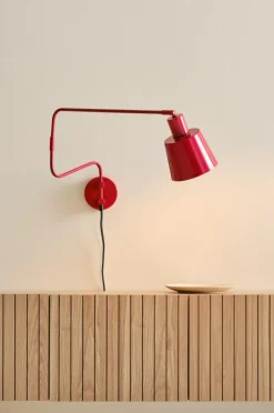 Vägglampor|Jotex STIG Vägglampa Röd