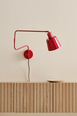 Vägglampor|Jotex STIG Vägglampa Röd