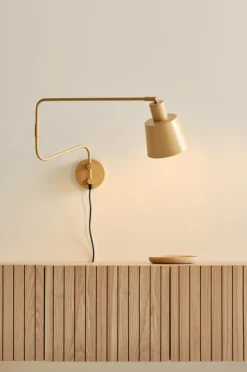 Vägglampor|Jotex STIG Vägglampa Gul