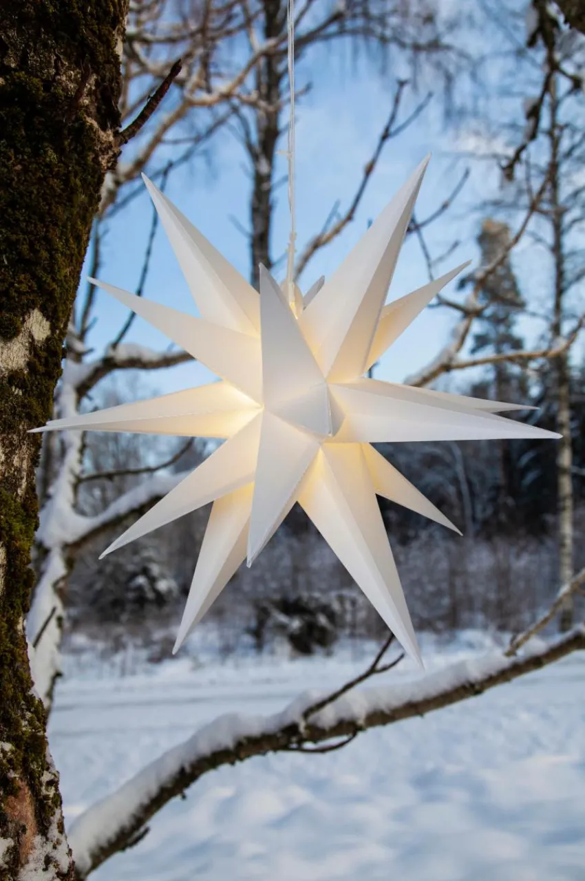 Julbelysning|Jotex Stjärna Alice Vit