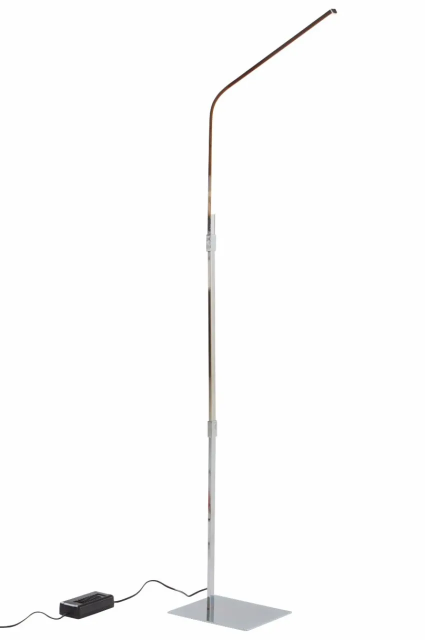 Golvlampor|Jotex STRAW Golvlampa Krom