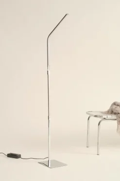 Golvlampor|Jotex STRAW Golvlampa Krom