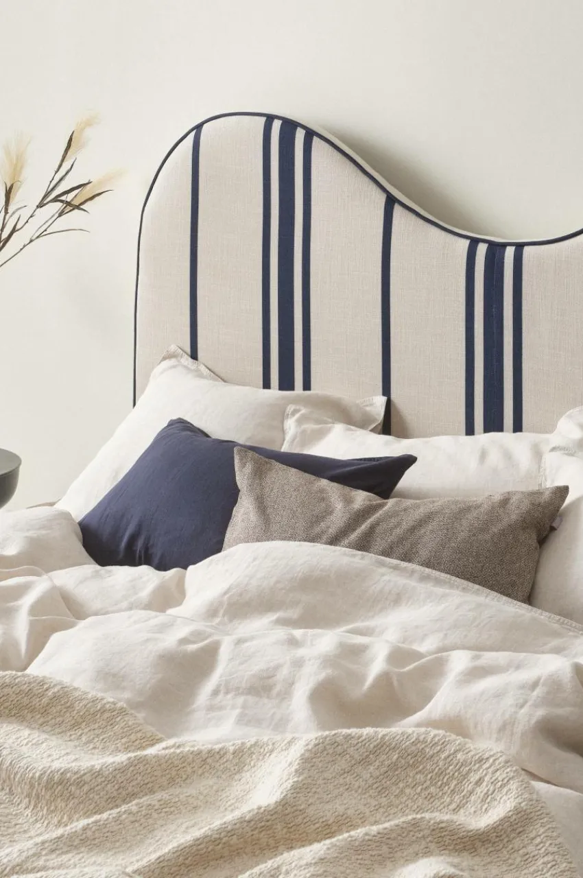 Sänggavlar|Jotex STRÅHOLMEN Sänggavel 180 Cm Beige/blå
