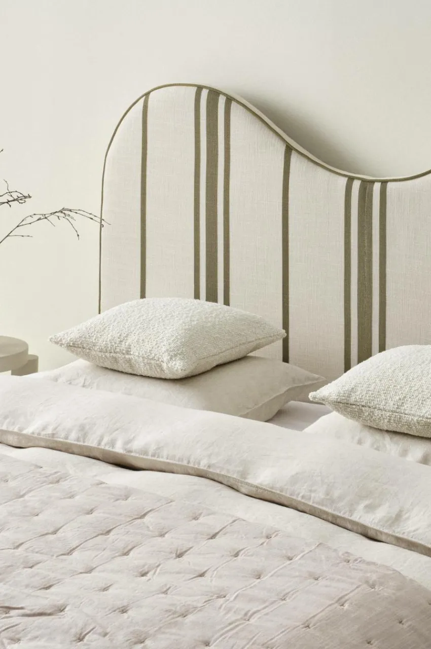 Sänggavlar|Jotex STRÅHOLMEN Sänggavel 180 Cm Beige/brungrå