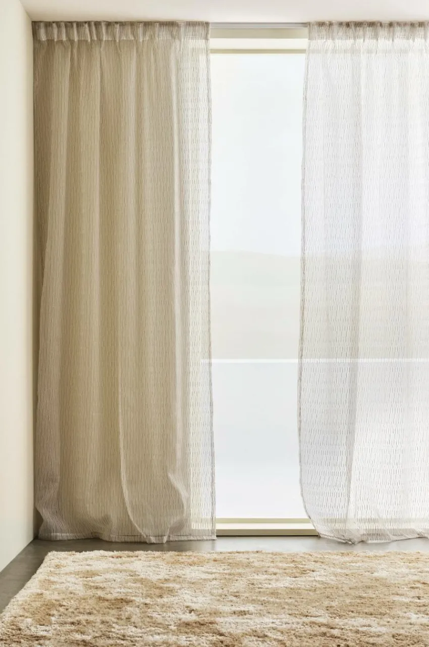 Multifunktionsgardiner|Jotex STRILA Multifunktionsgardin 2-pack Beige