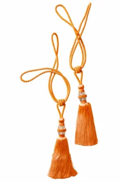 Gardinomtag|Jotex SUKIE Tofsomtag 2-pack Orange
