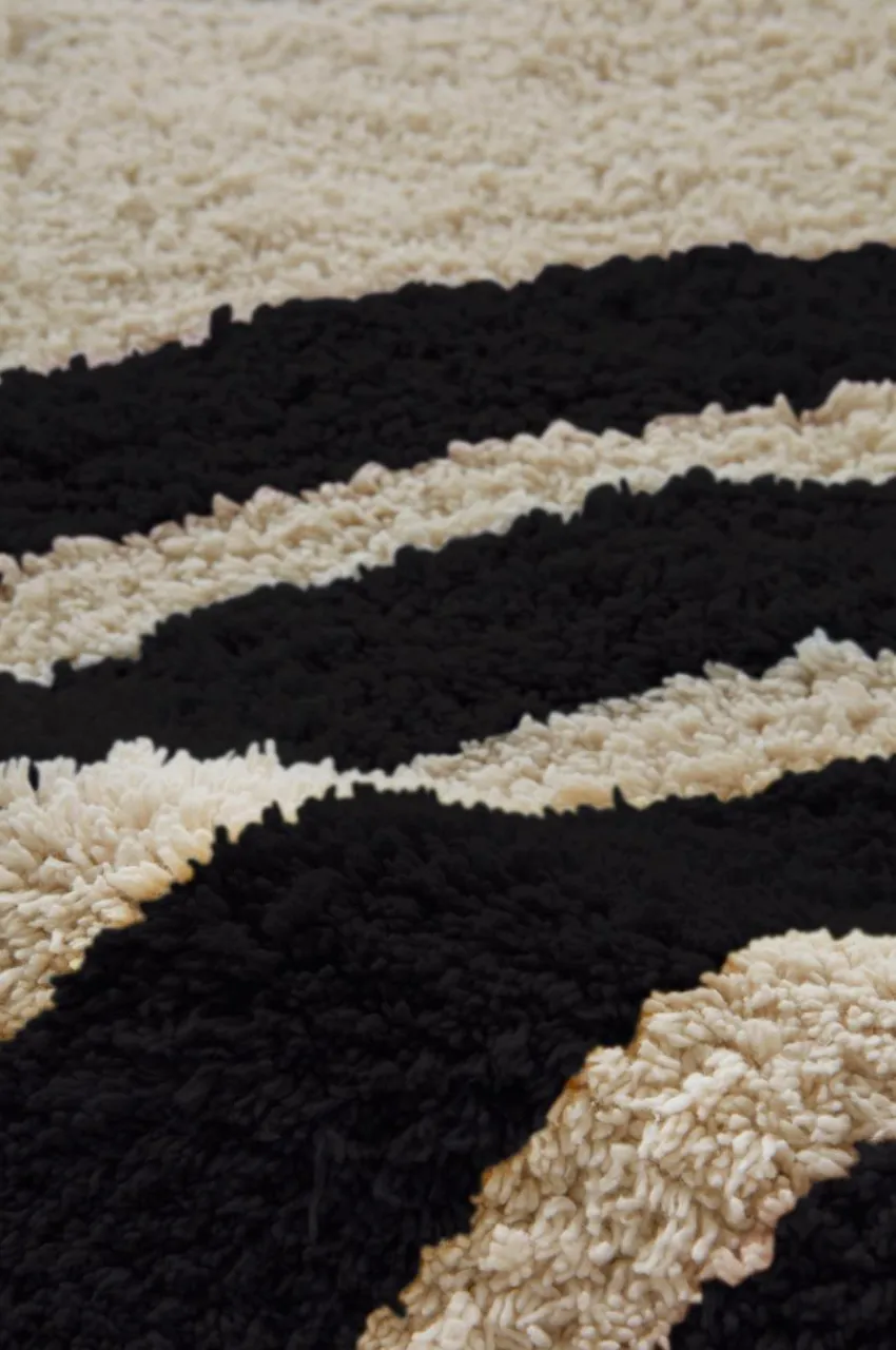Barnmattor|Barnmattor|Jotex SUNITA Bomullsmatta Beige/svart