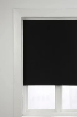 Rullgardiner|Mörkläggningsgardiner|Jotex SUNNY Mörkläggande Rullgardin - Höjd 165 Cm Svart