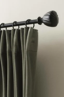 Gardinstänger|Jotex SWIRL Gardinstång 151-198 Cm Svart