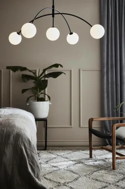 Taklampor|Jotex Taklampa Heaven Svart/vit