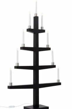 Julbelysning|Jotex TALL Elljusstake Svart