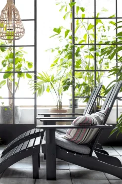 Utefåtöljer|Solstolar & Solsängar|Jotex TENNESSEE Fåtölj + Pall Orkangrå