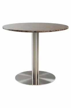 Bord|Jotex TERRACINA Runt Matbord ø 89 Cm Brun/terrazzo