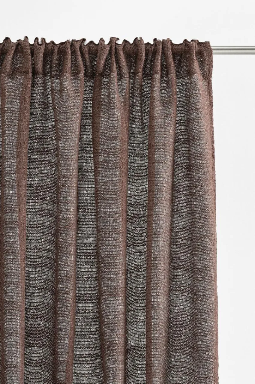 Multifunktionsgardiner|Jotex TESS Multifunktionsgardin 1 Längd - Extra Bred Chokladbrun
