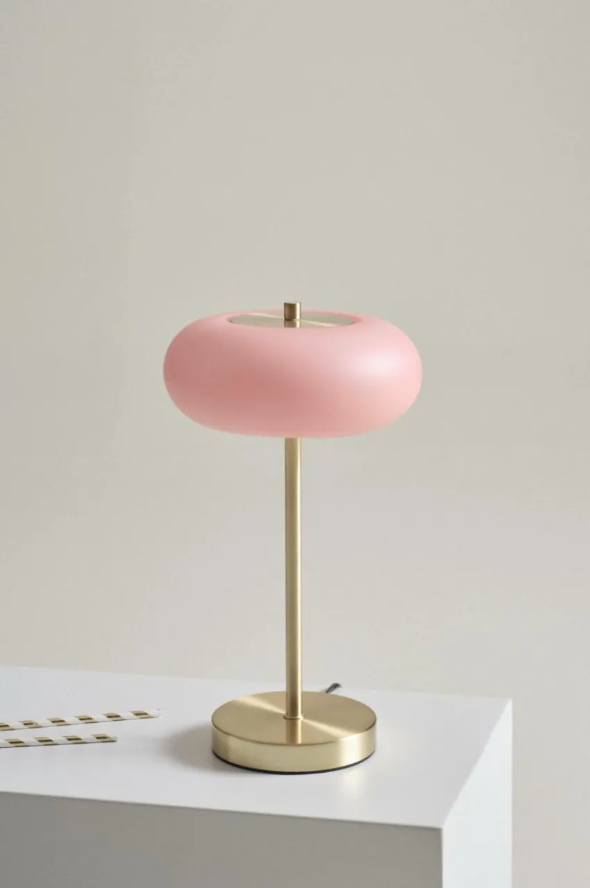 Bordslampor|Jotex THALIA Bordslampa Mässing/rosa