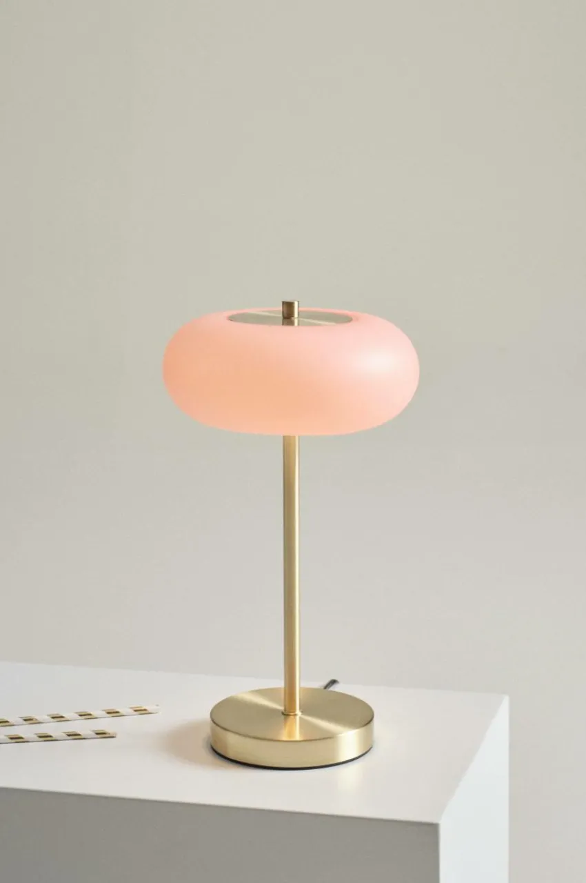 Bordslampor|Jotex THALIA Bordslampa Mässing/rosa