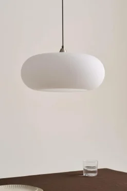 Taklampor|Jotex THALIA Taklampa Vit/nickelsatin